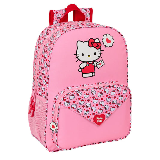 School Bag Hello Kitty Pink 33 x 42 x 14 cm-0