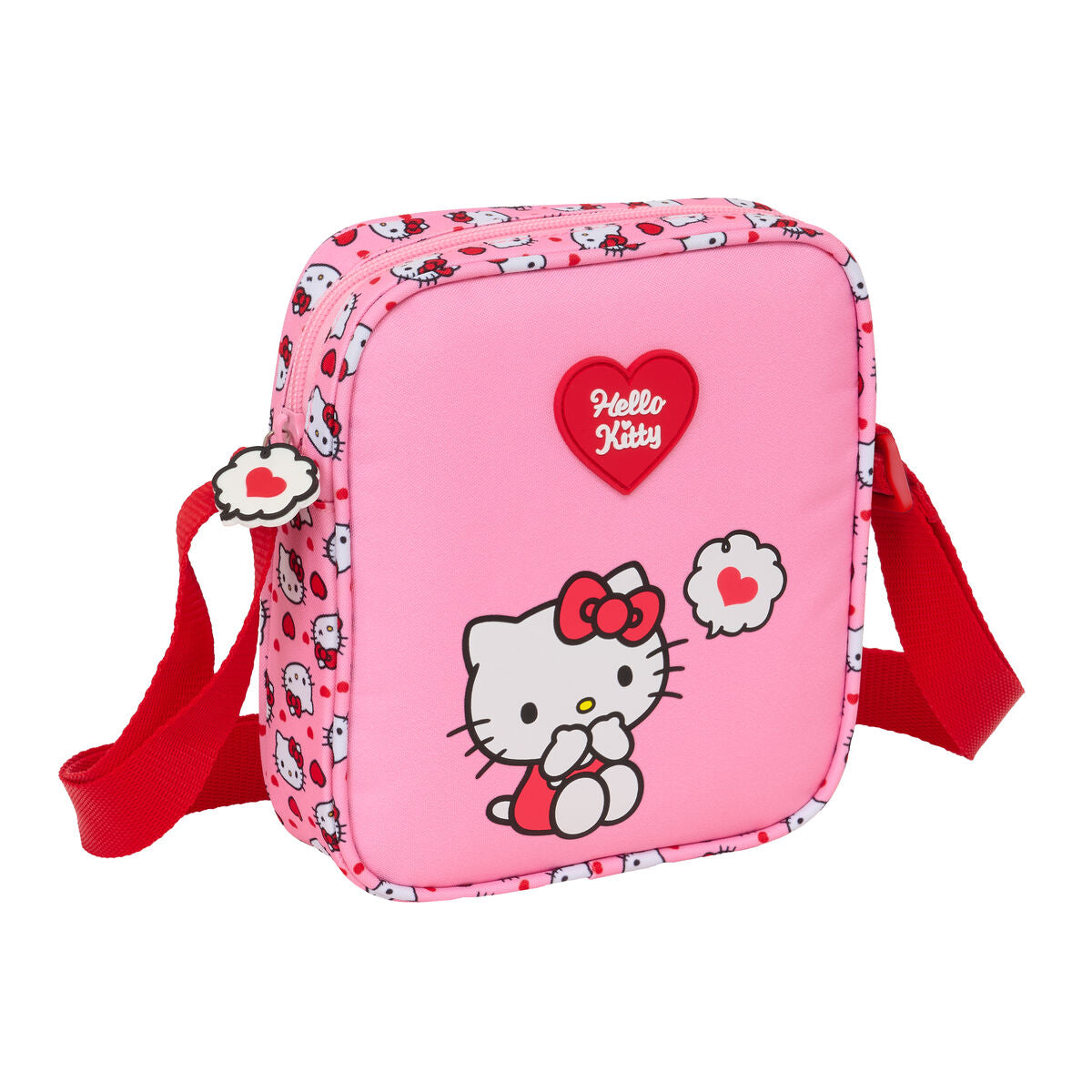 Shoulder Bag Hello Kitty Pink 16 x 18 x 4 cm-0