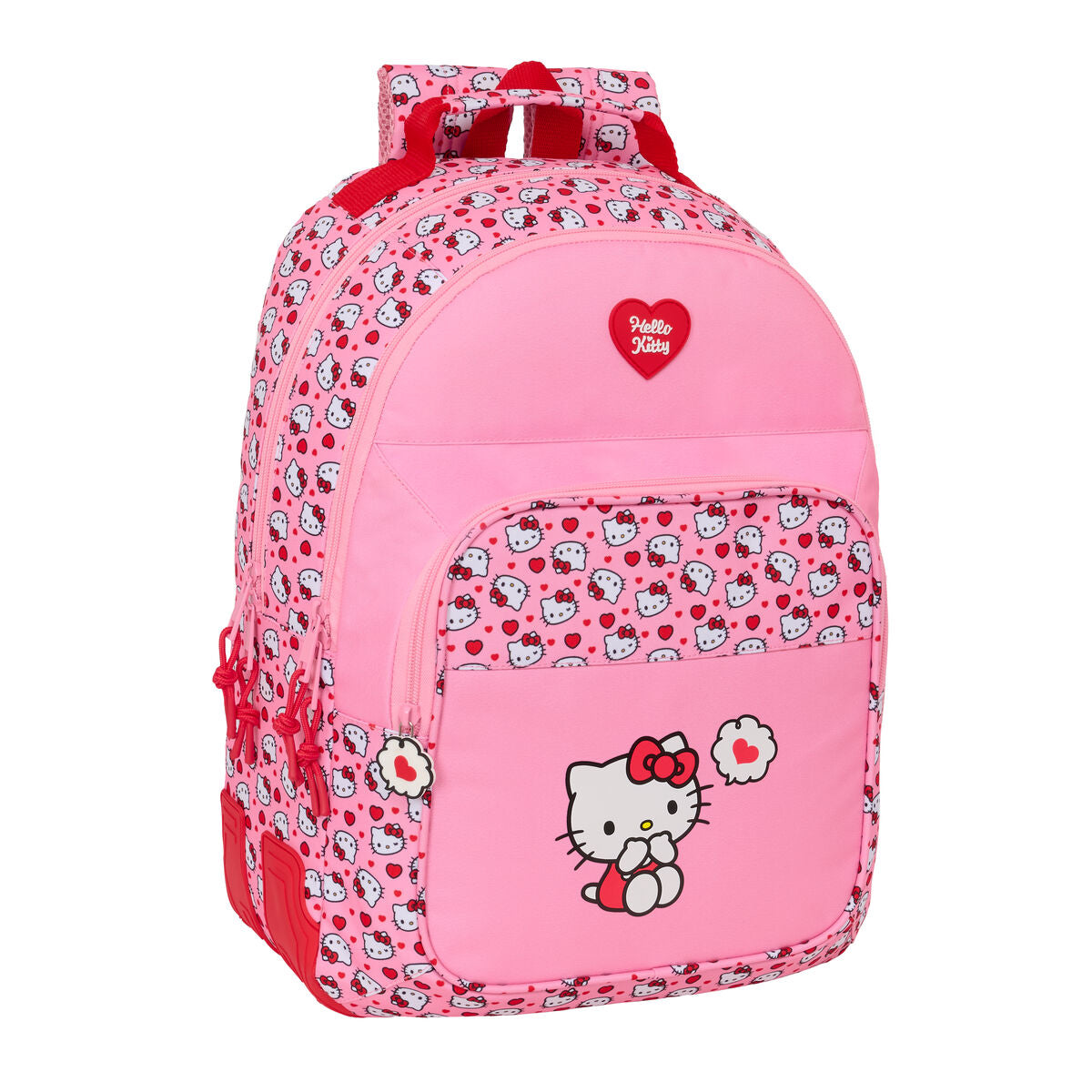 School Bag Hello Kitty Pink 32 x 42 x 15 cm-0
