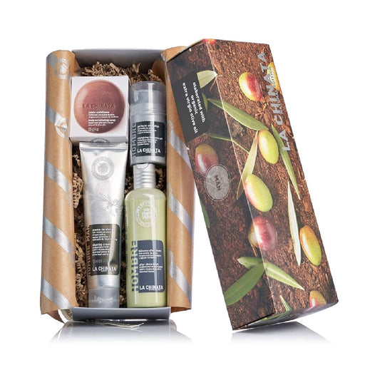 Men's Cosmetics Set La Chinata Small Gift 4 Pieces-0