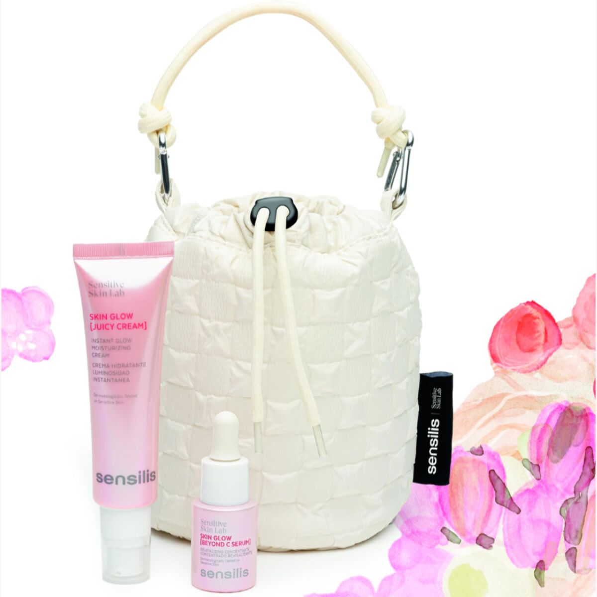 Women's Cosmetics Set Sensilis SKIN GLOW FACIAL 2 Pieces-1