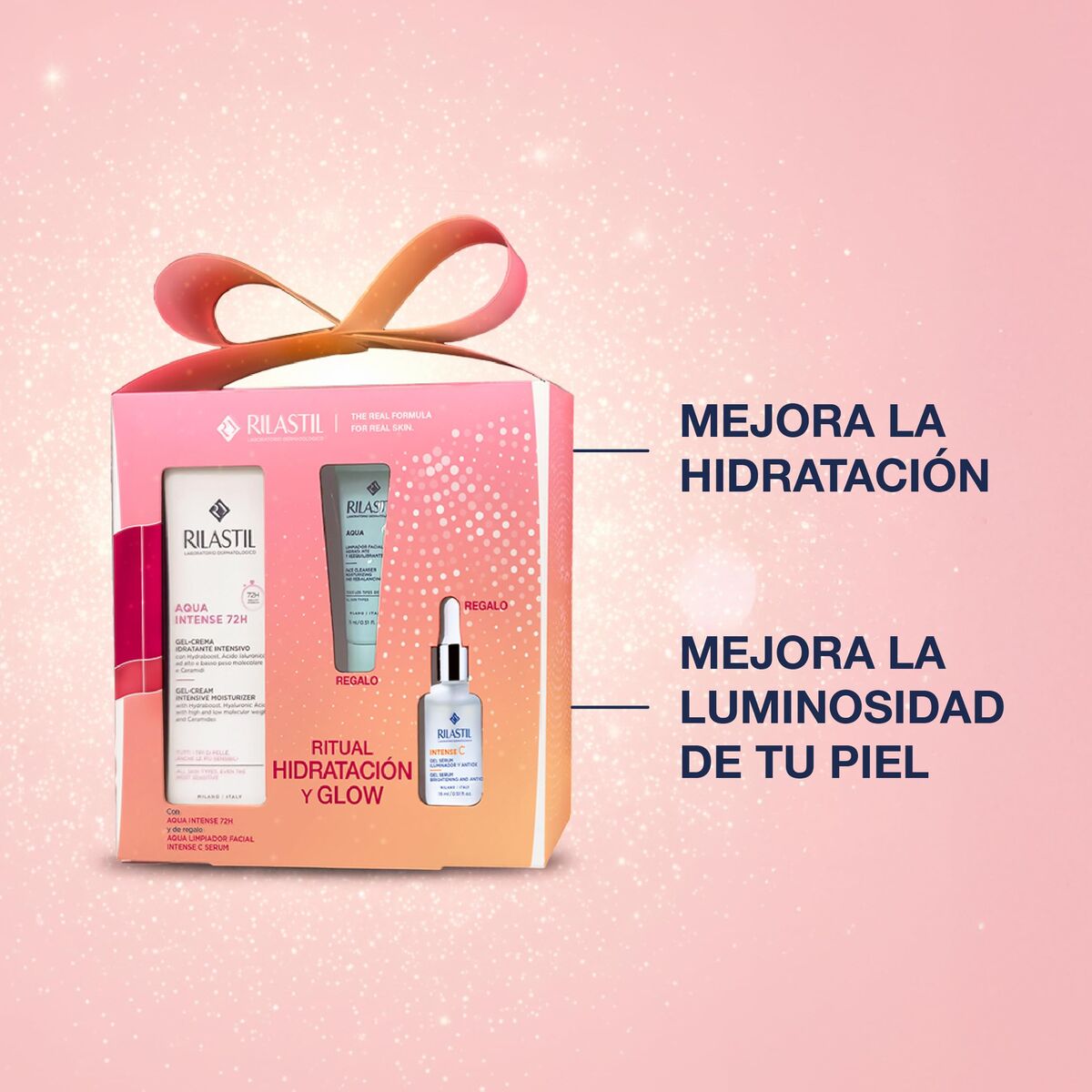 Women's Cosmetics Set Rilastil RILASTIL AQUA 3 Pieces-2