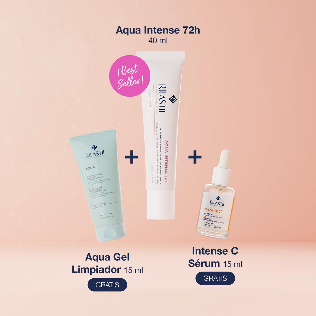 Women's Cosmetics Set Rilastil RILASTIL AQUA 3 Pieces-1