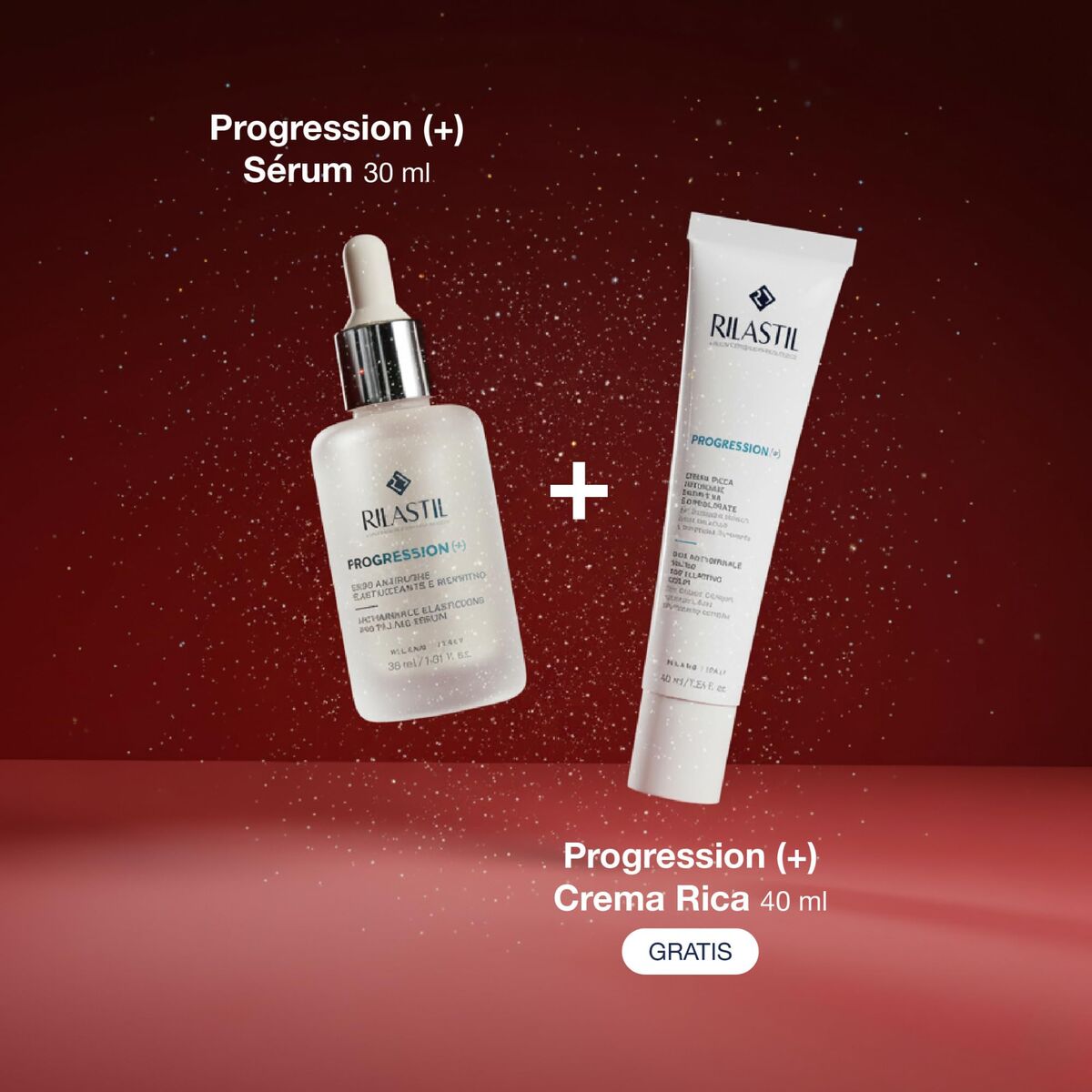 Women's Cosmetics Set Rilastil PROGRESSION(+) 2 Pieces-2