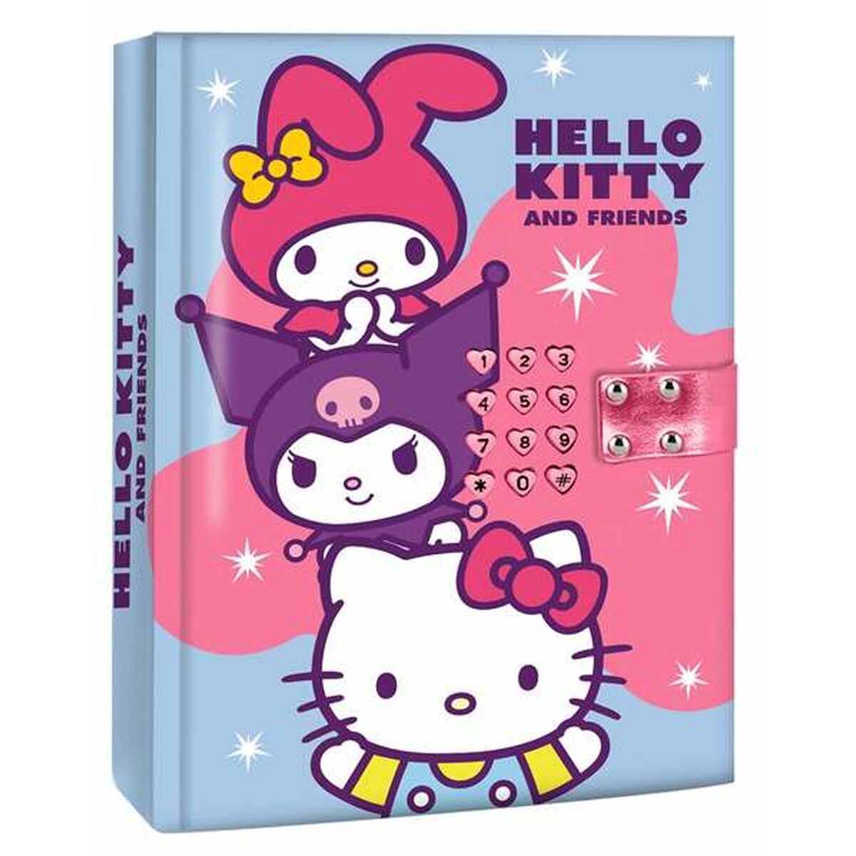 Secret diary with lock Hello Kitty-1
