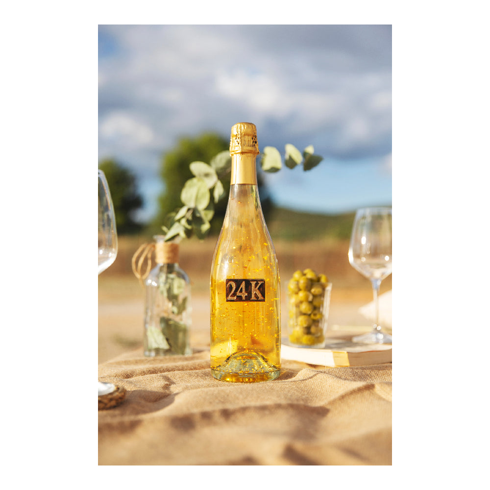 Sparkling Wine 24K Gold White 75 cl-2