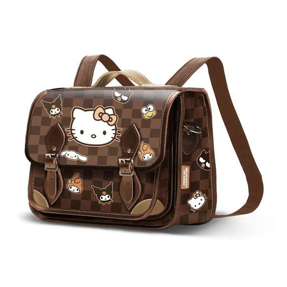 Child bag Hello Kitty Brown 20 X 27 X 11,5 CM-0