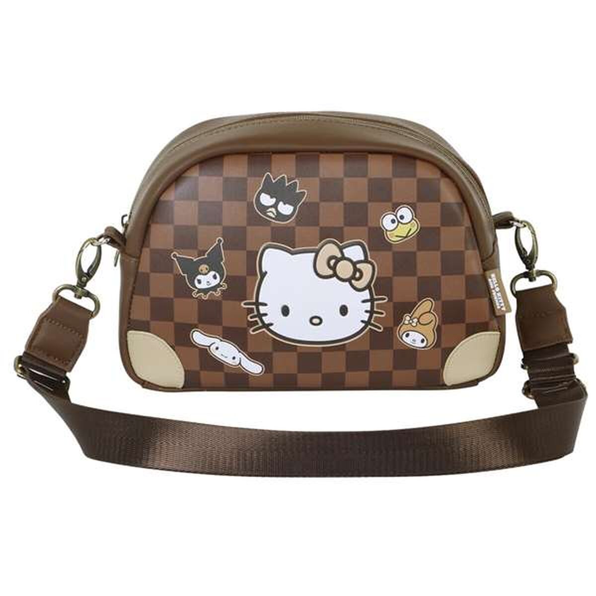 Shoulder Bag Hello Kitty Brown 14 x 23 x 9 cm-2