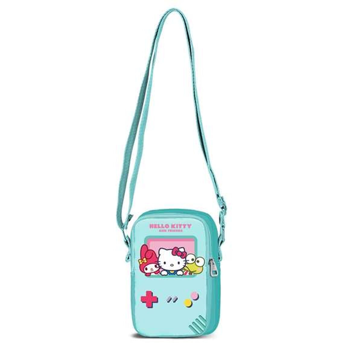 Shoulder Bag Hello Kitty Turquoise 19 x 13 x 3 cm-0