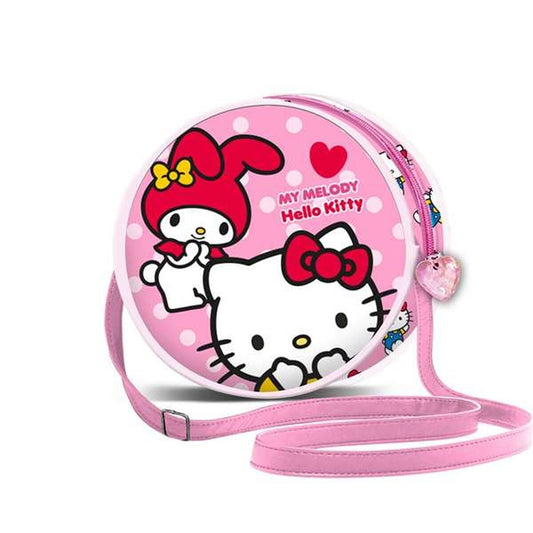 Shoulder Bag Hello Kitty Pink 18,5 x 18,5 x 7 cm-0