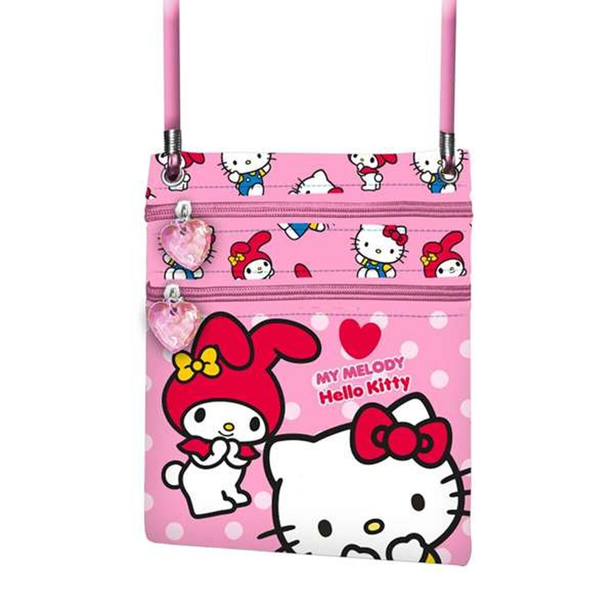 Shoulder Bag Hello Kitty Pink 17 x 15 x 4 cm-0