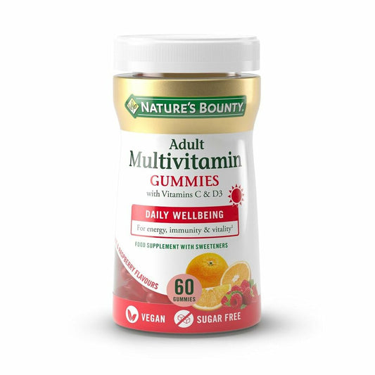 Food Supplement Nature's Bounty Multivitamínico Adultos B Gums Multivitamin (x60)-0