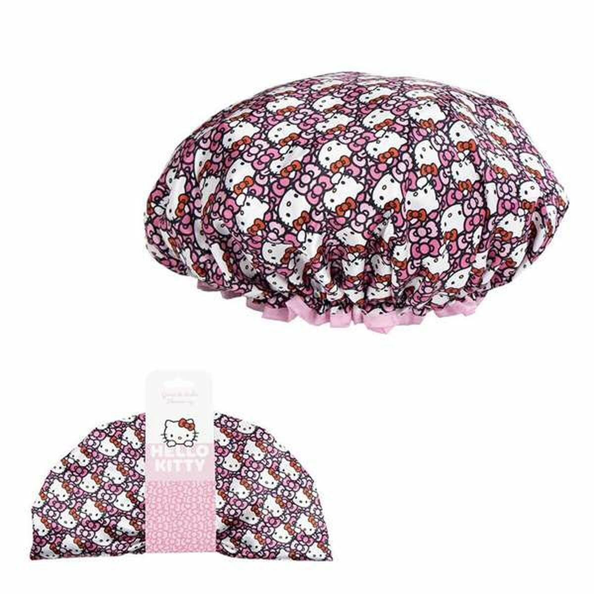 Shower Cap Hello Kitty Pink-0