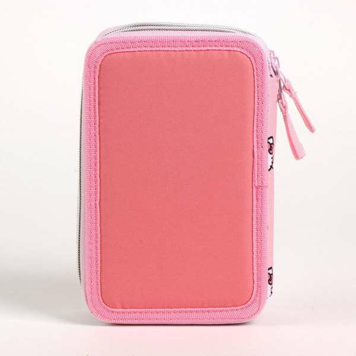 Pencil Case Hello Kitty Pink 12,5 x 6,5 x 19,5 cm-4