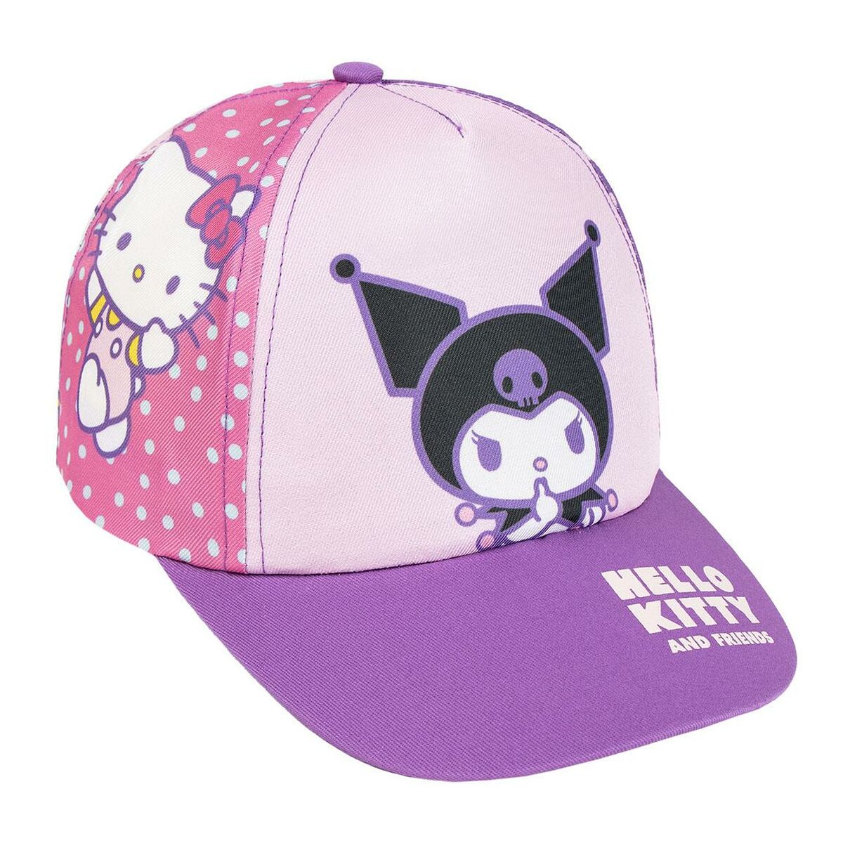 Child Cap Hello Kitty Kuromi  Purple-0