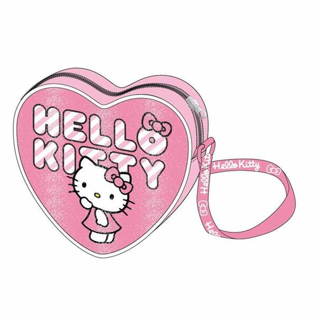 Shoulder Bag Hello Kitty Pink 15,0 x 14,0 x 4,0 cm-0