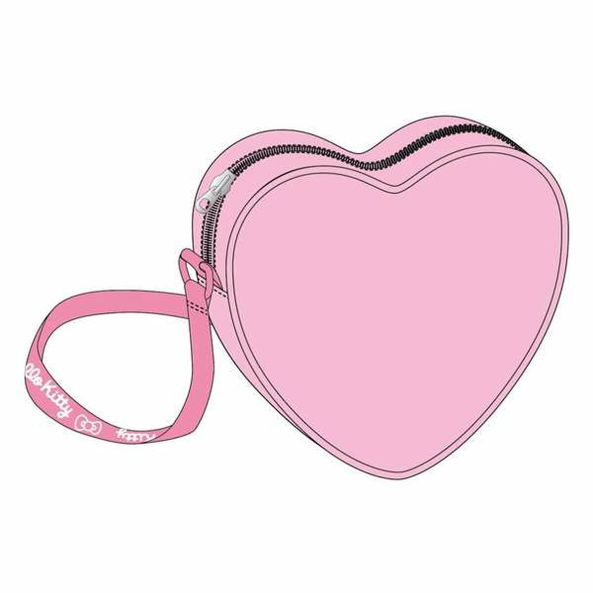 Shoulder Bag Hello Kitty Pink 15,0 x 14,0 x 4,0 cm-1