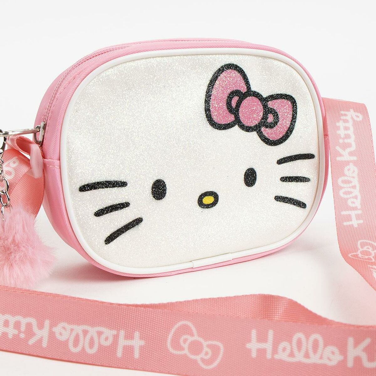 Shoulder Bag Hello Kitty Pink 14,5 x 10,5 x 4,0 cm-6