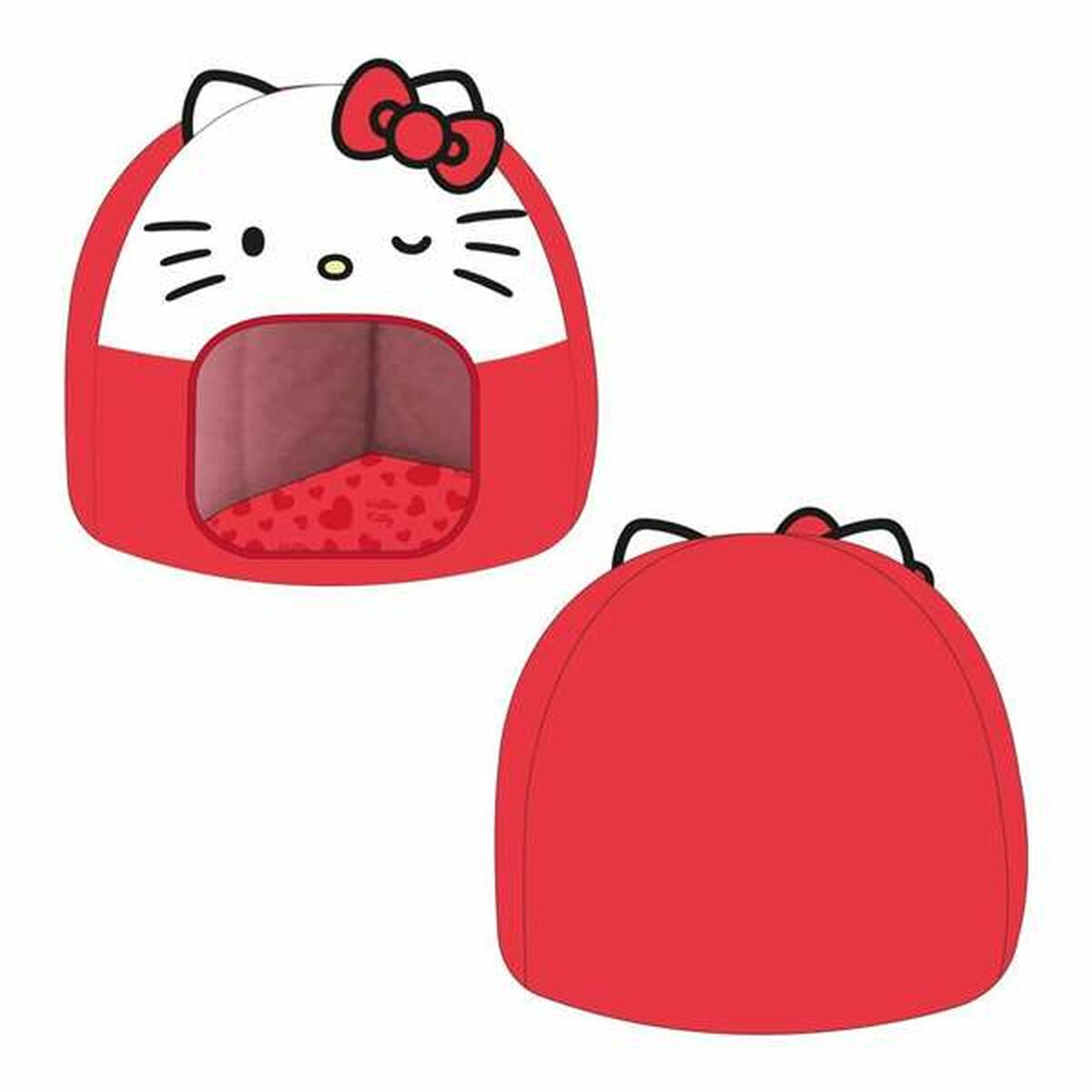 Dog Bed Hello Kitty Red-6