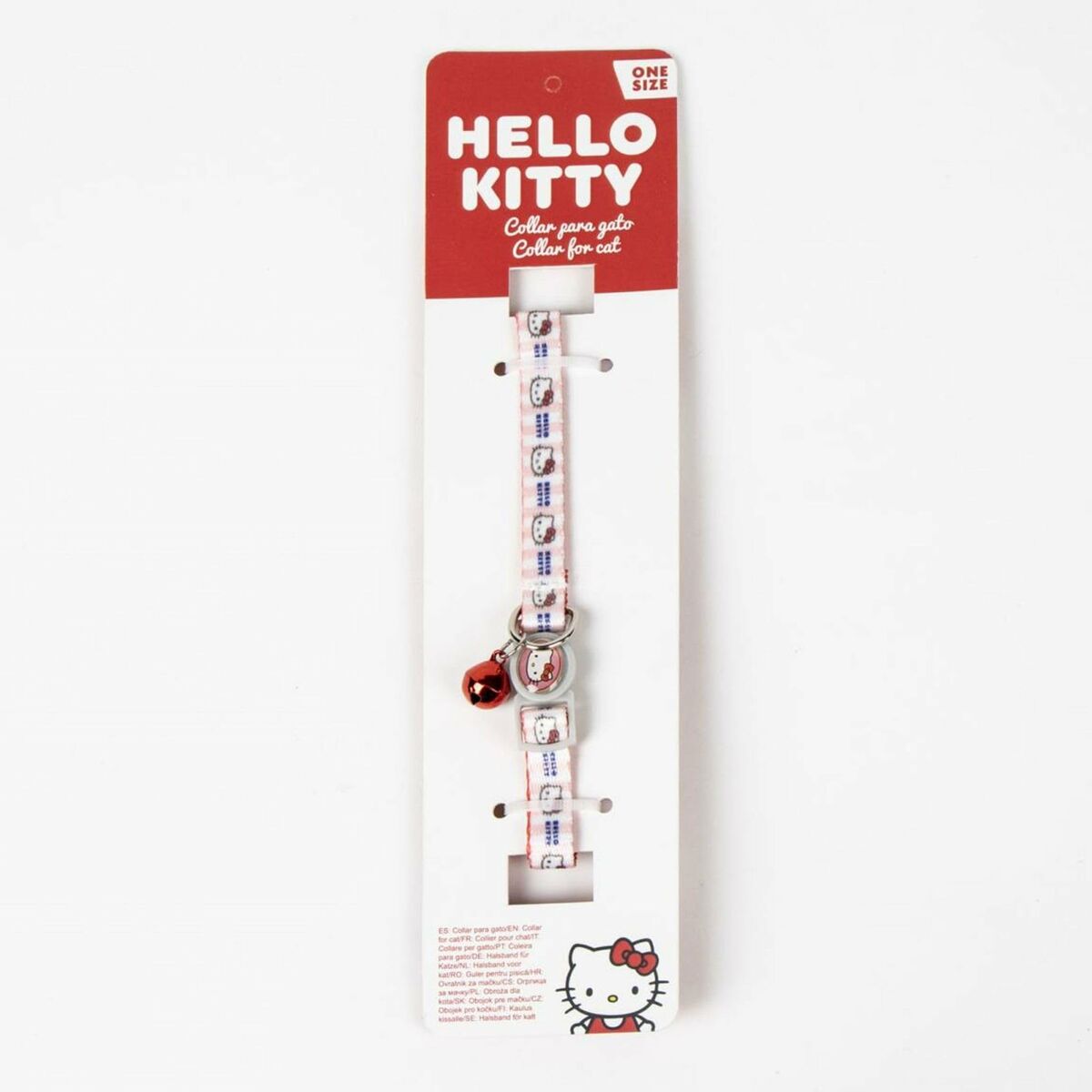 Cat Collar Hello Kitty Red-4