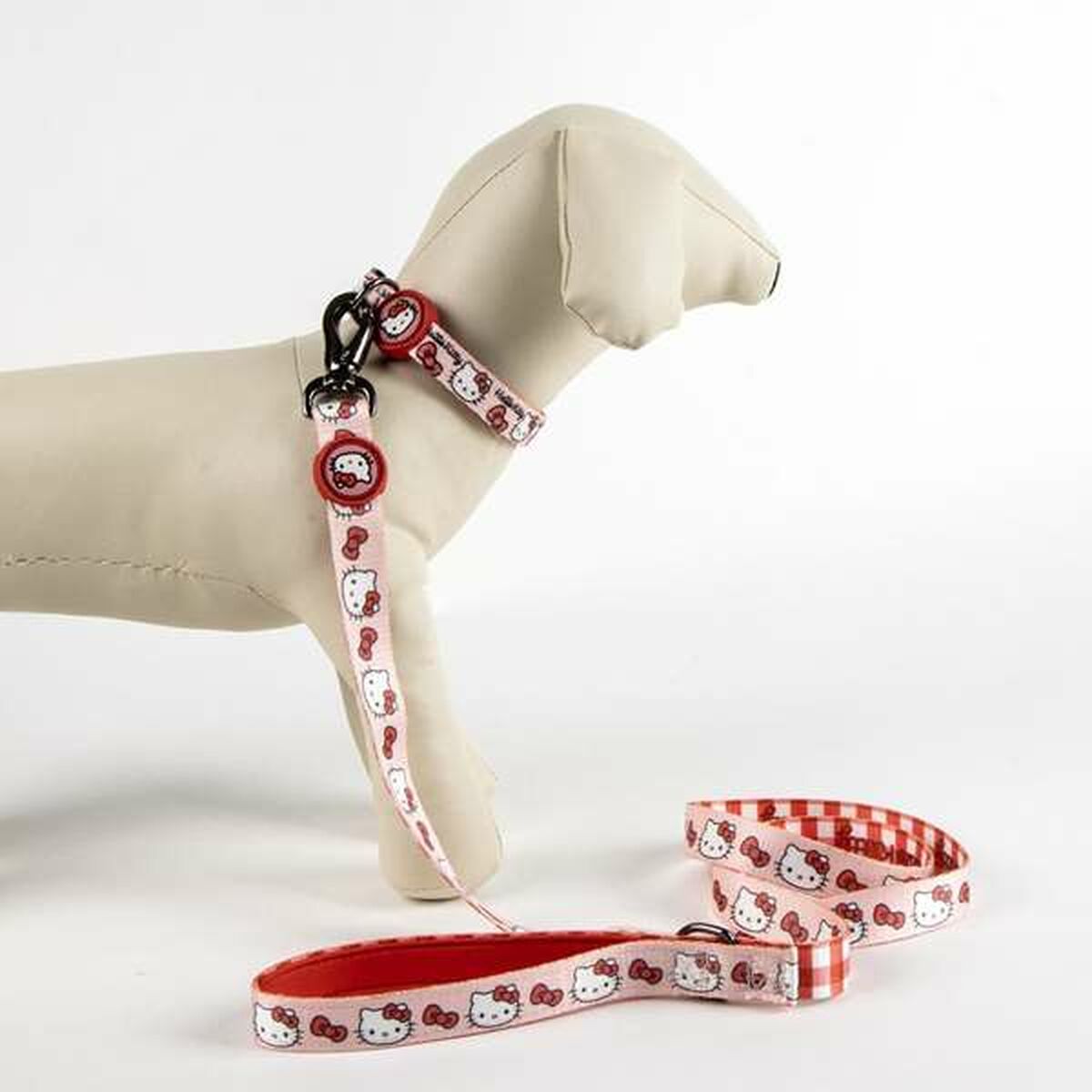 Dog Lead Hello Kitty Red M-3