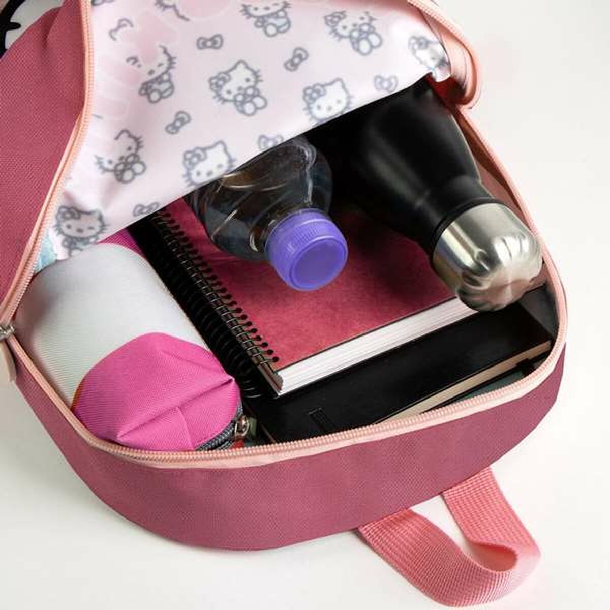 School Bag Hello Kitty Pink-3