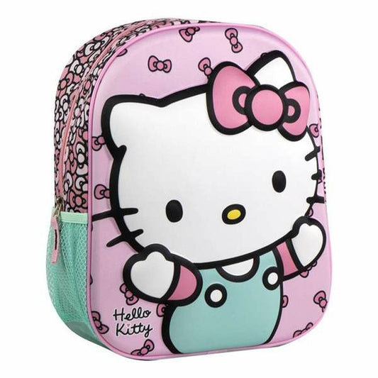 School Bag Hello Kitty Pink 25,0 x 31,0 x 10,0 cm-0