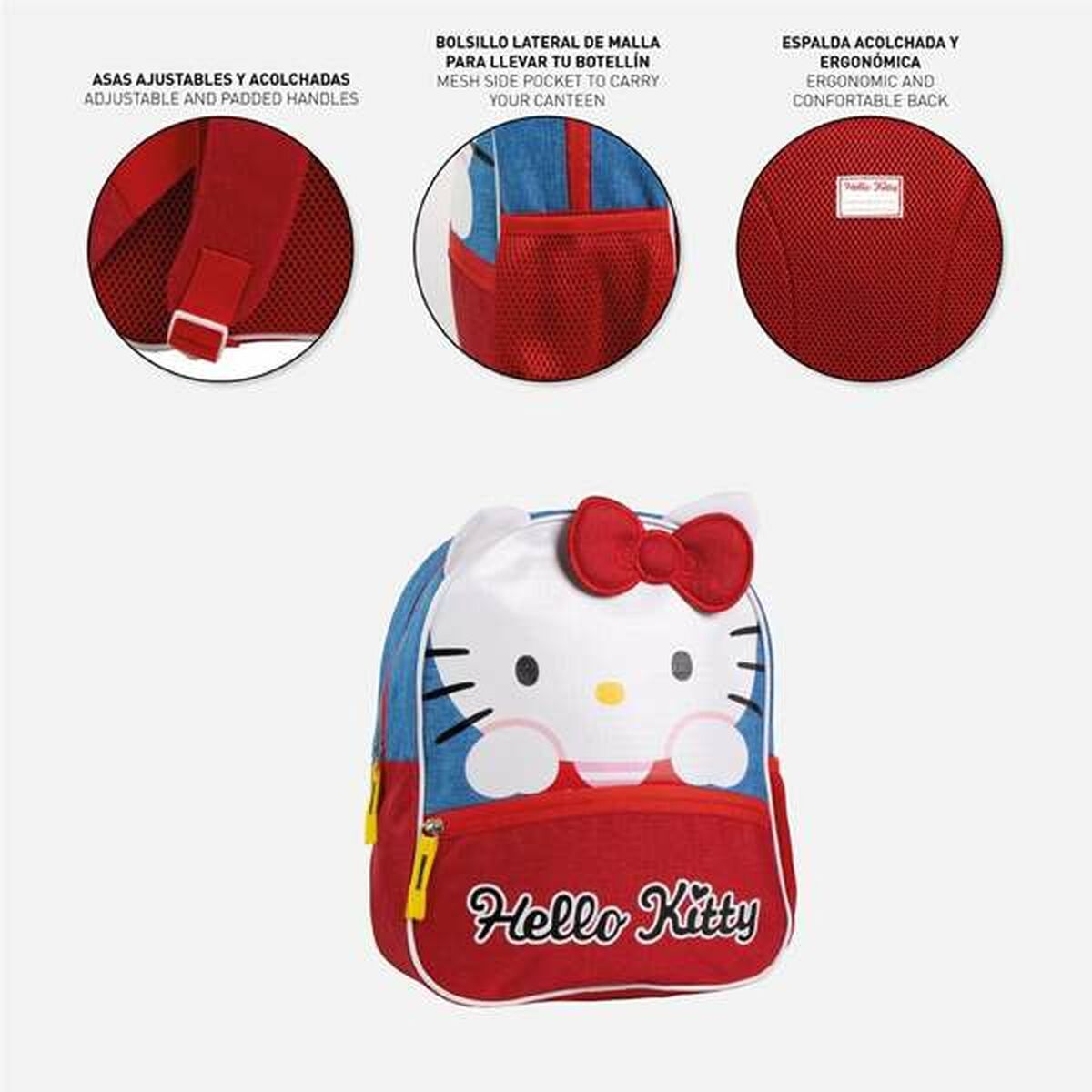 School Bag Hello Kitty Blue-2