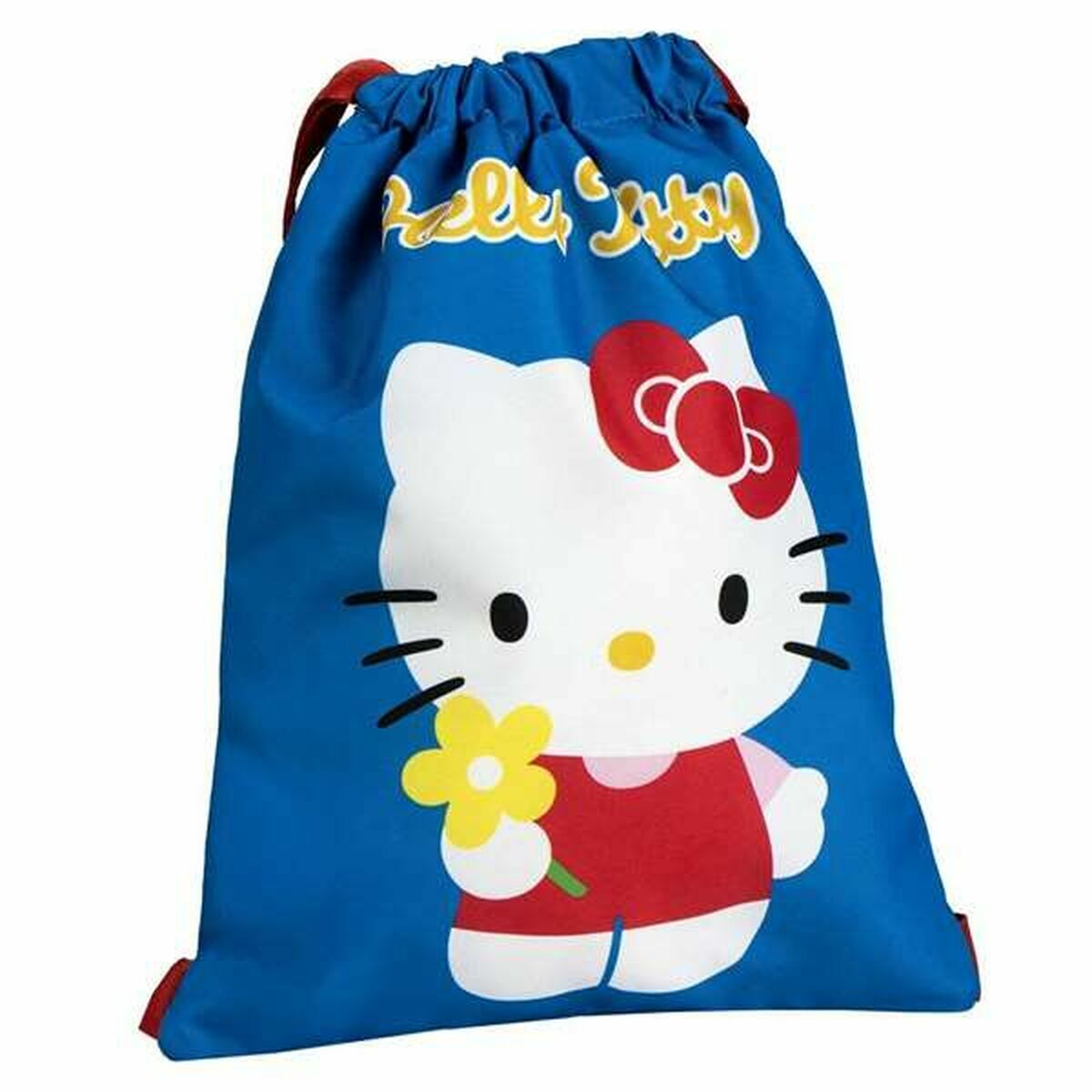 Backpack with Strings Hello Kitty Blue 27 x 33 cm-0