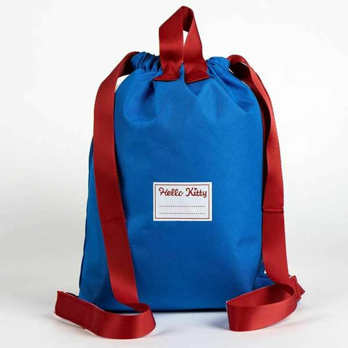 Backpack with Strings Hello Kitty Blue 27 x 33 cm-4