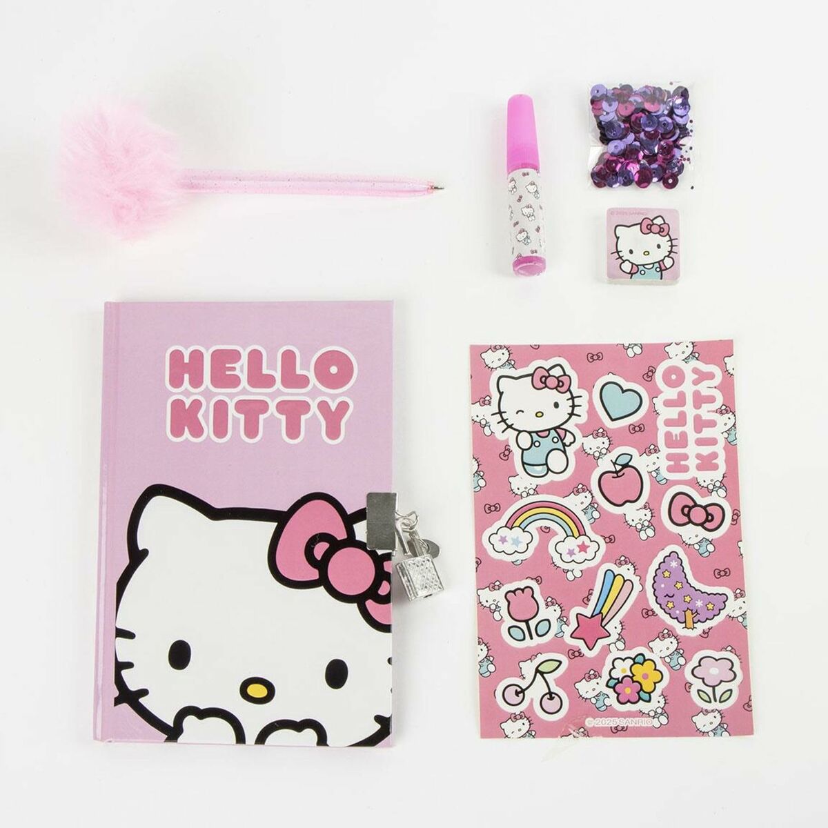 Stationery Set Hello Kitty Multicolour-4