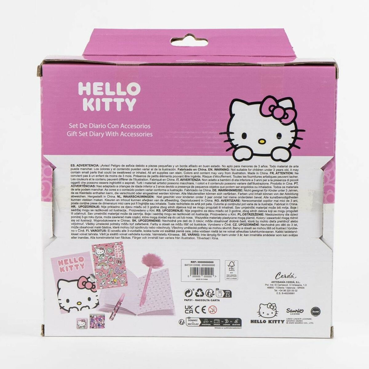 Stationery Set Hello Kitty Multicolour-3
