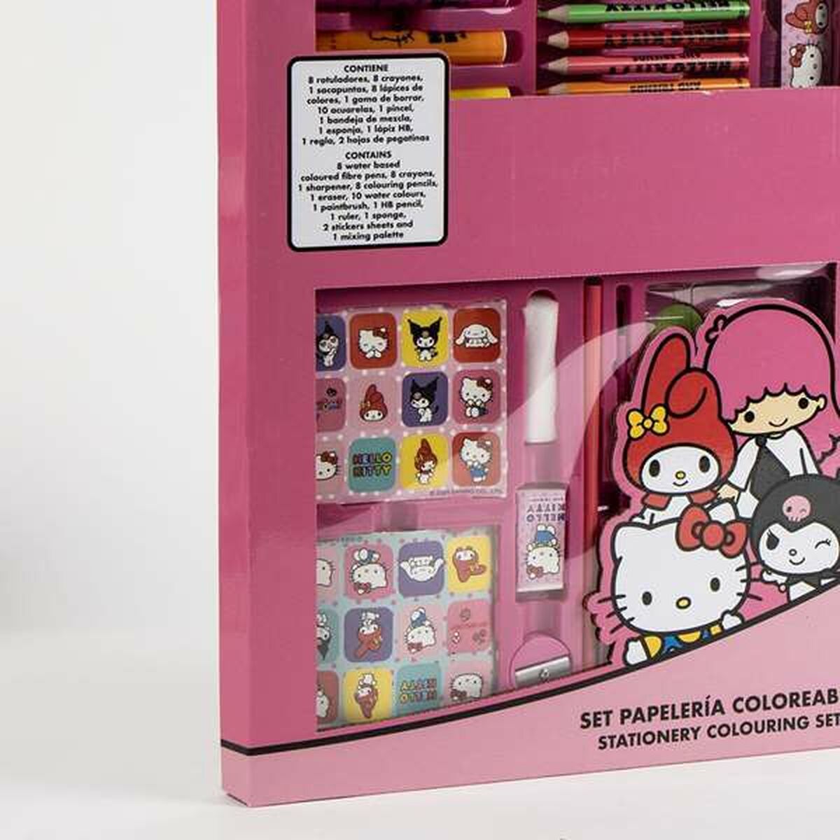 Stationery Set Hello Kitty White-1