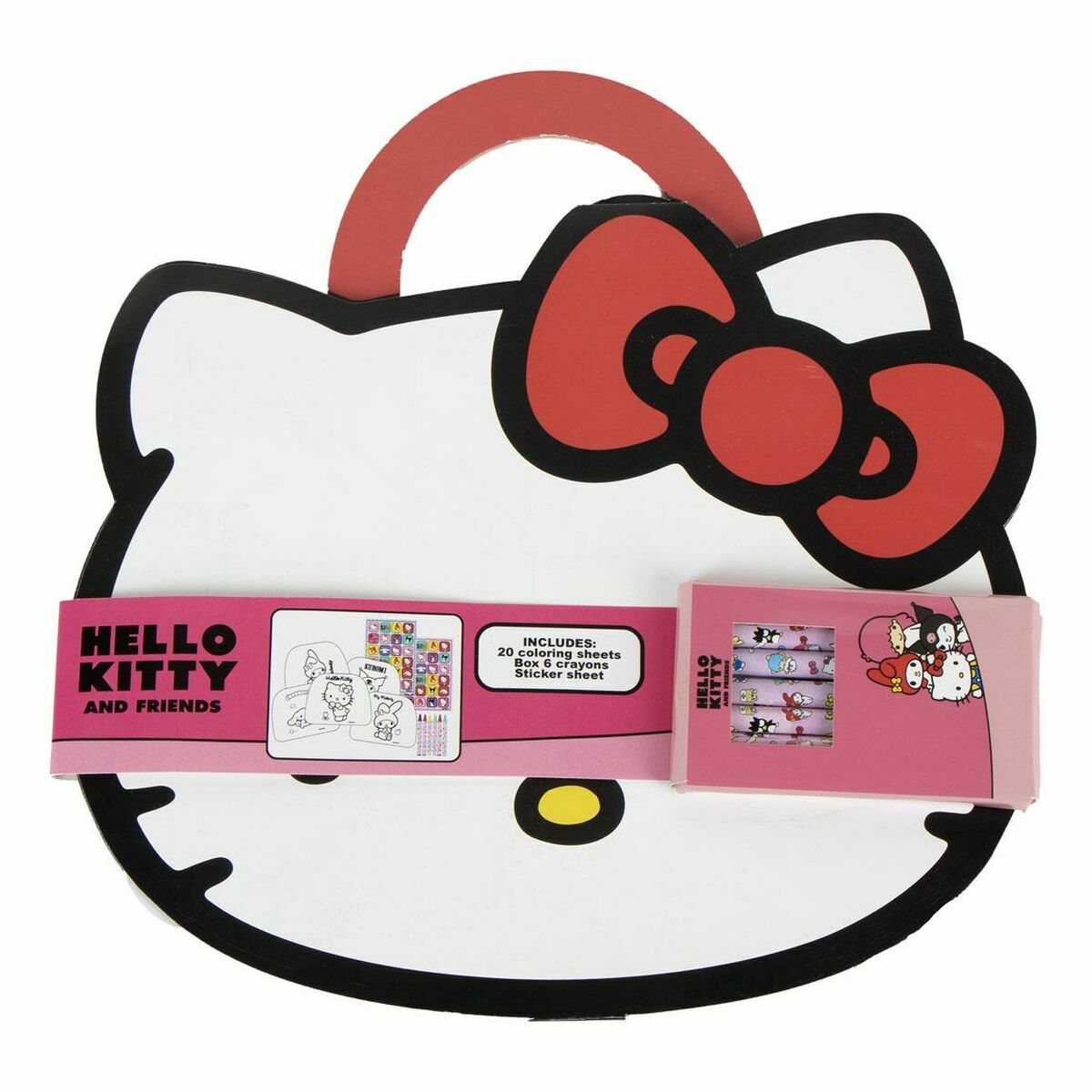 Pictures to colour in Hello Kitty-0
