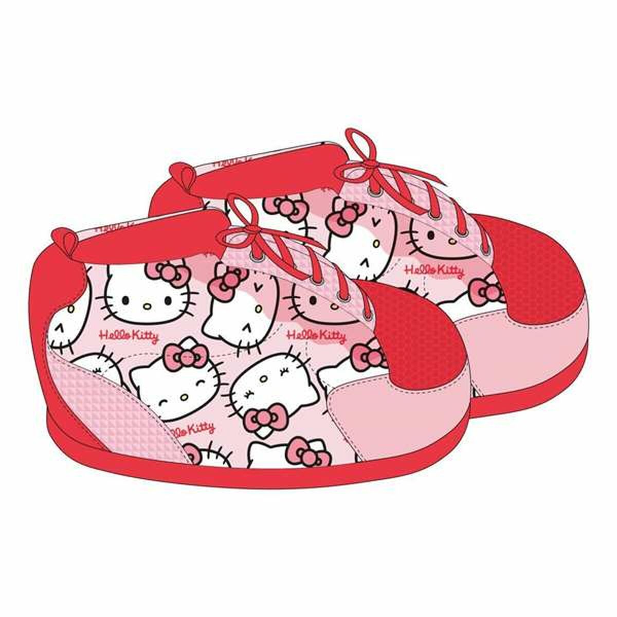 House Slippers Hello Kitty Red-3