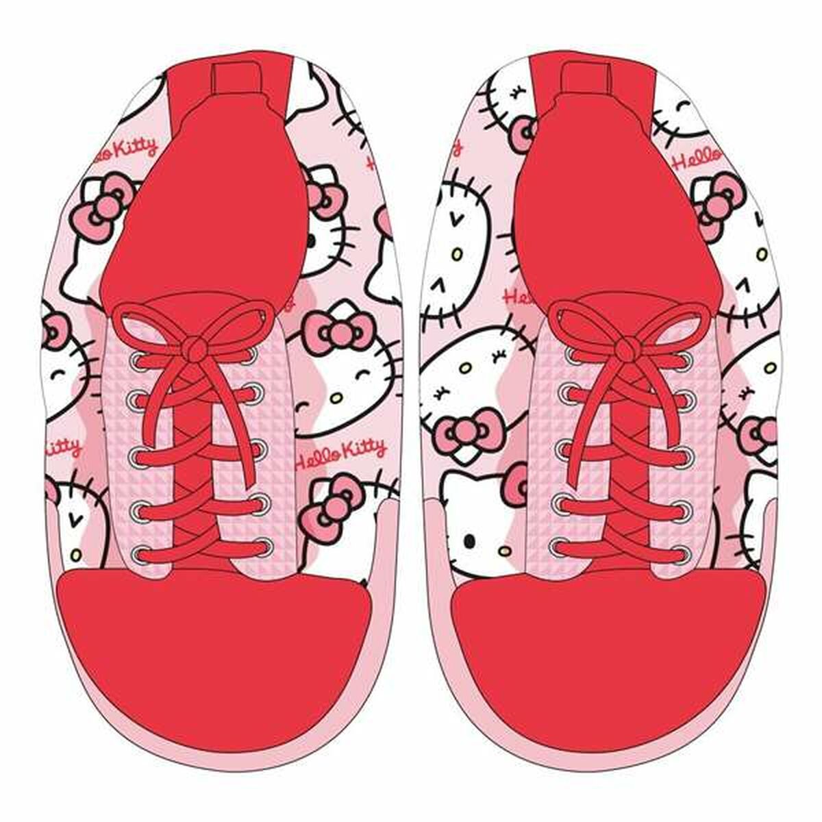 House Slippers Hello Kitty Red-2