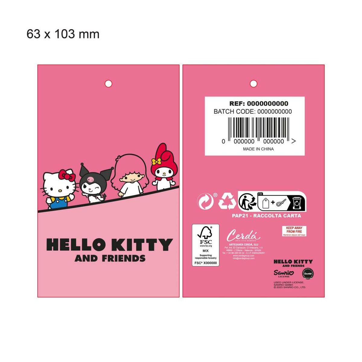 Child Cap Hello Kitty Pink-4