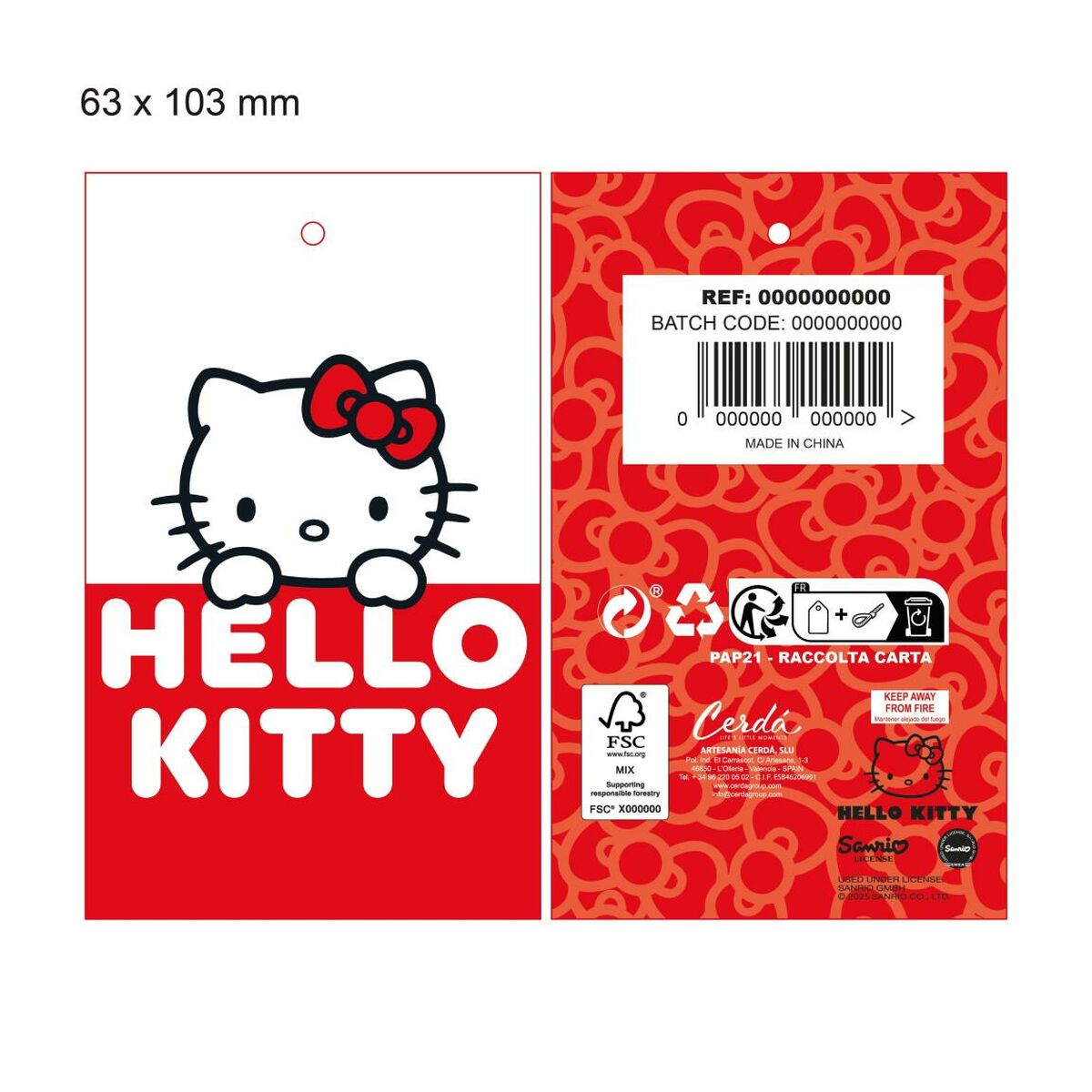 Child Cap Hello Kitty White-4