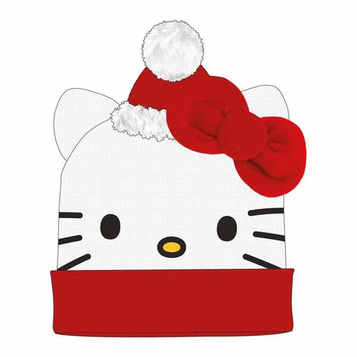 Child Cap Hello Kitty White-8