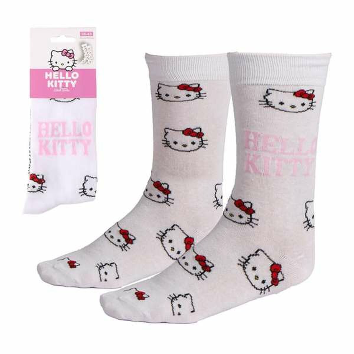Socks Hello Kitty White 36-43-0