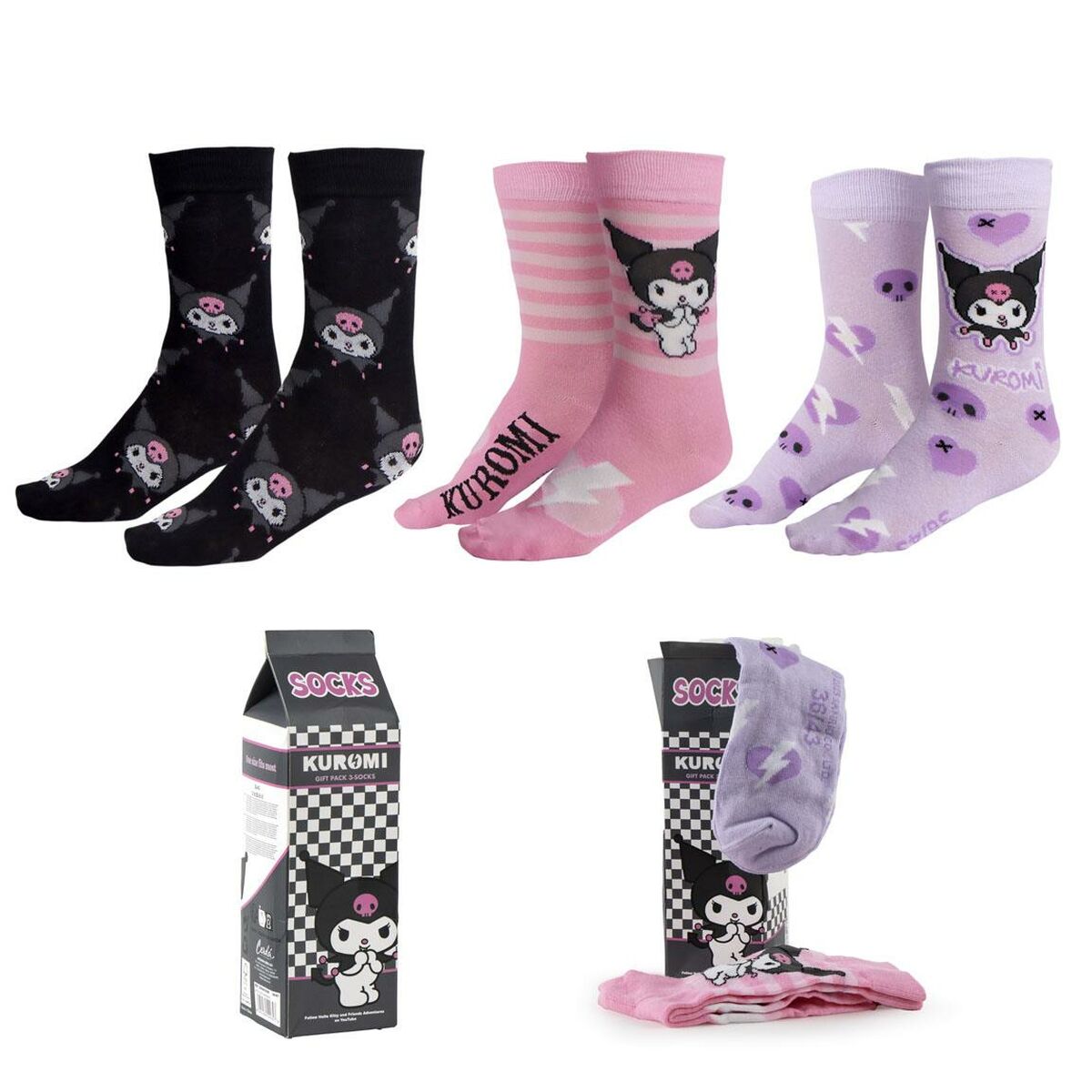 Socks Hello Kitty 3 pairs-0