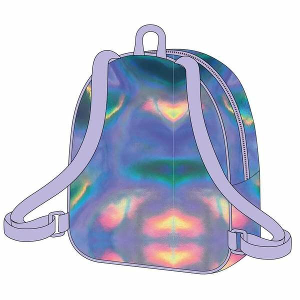 School Bag Hello Kitty Purple-9