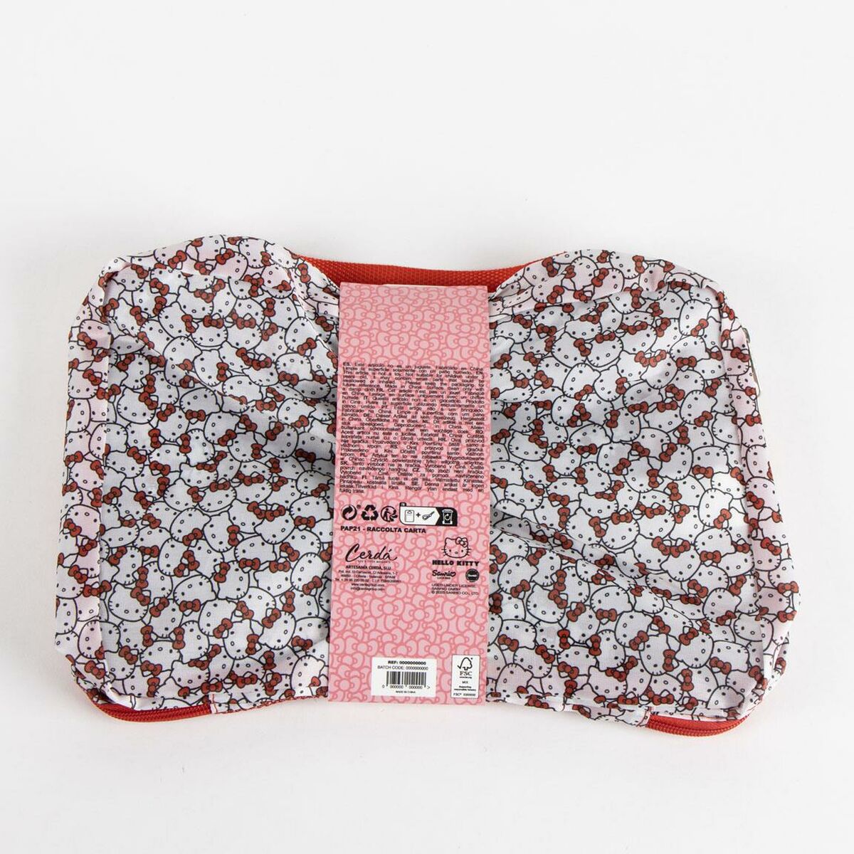 Travel Vanity Case Hello Kitty Red-1