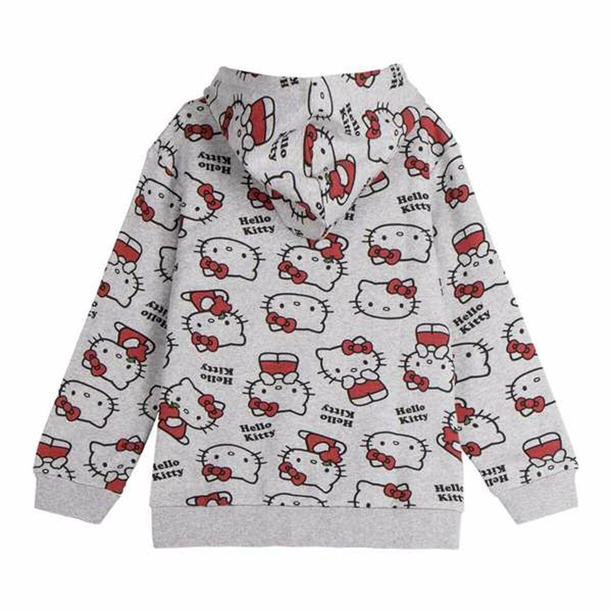Hooded Sweatshirt for Girls Hello Kitty Grey-2