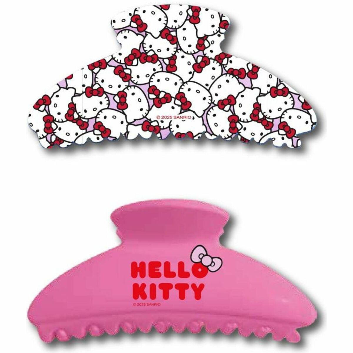 Hair Clips Hello Kitty Pink-7