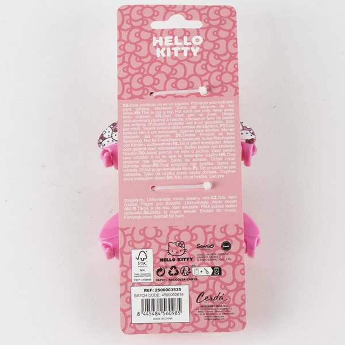Hair Clips Hello Kitty Pink-1