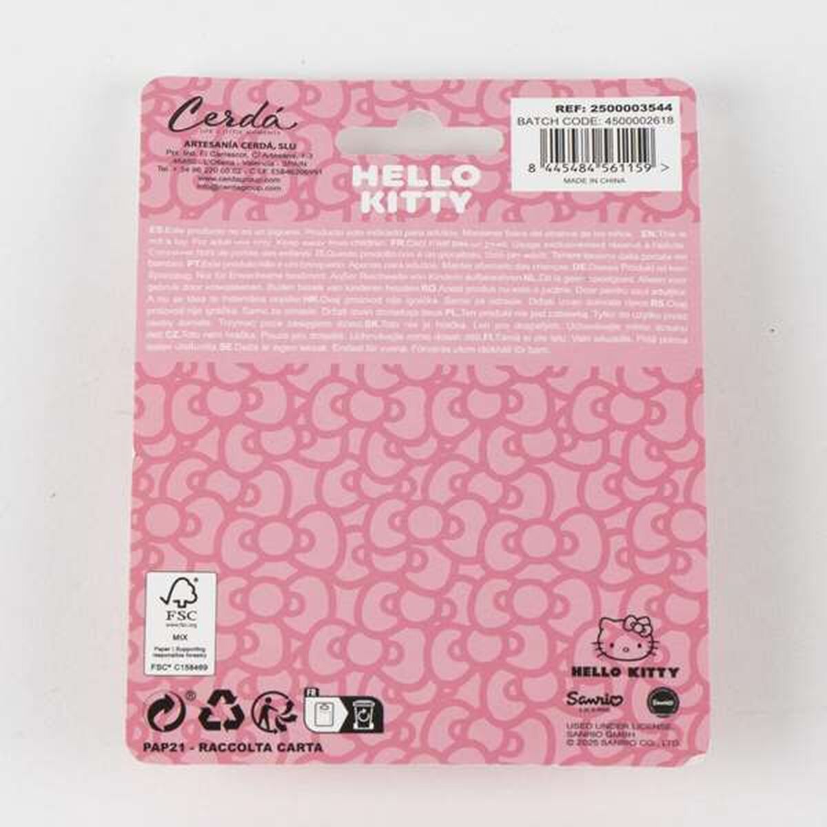 Pocket Mirror Hello Kitty Pink-1