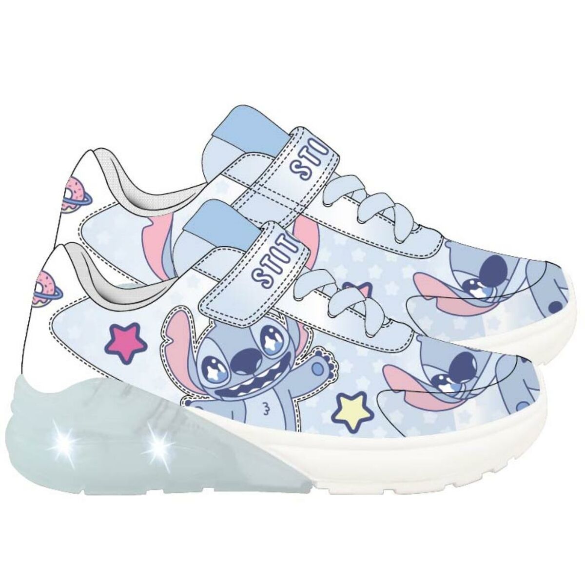 Sports Shoes for Kids Stitch Light Blue 27-2