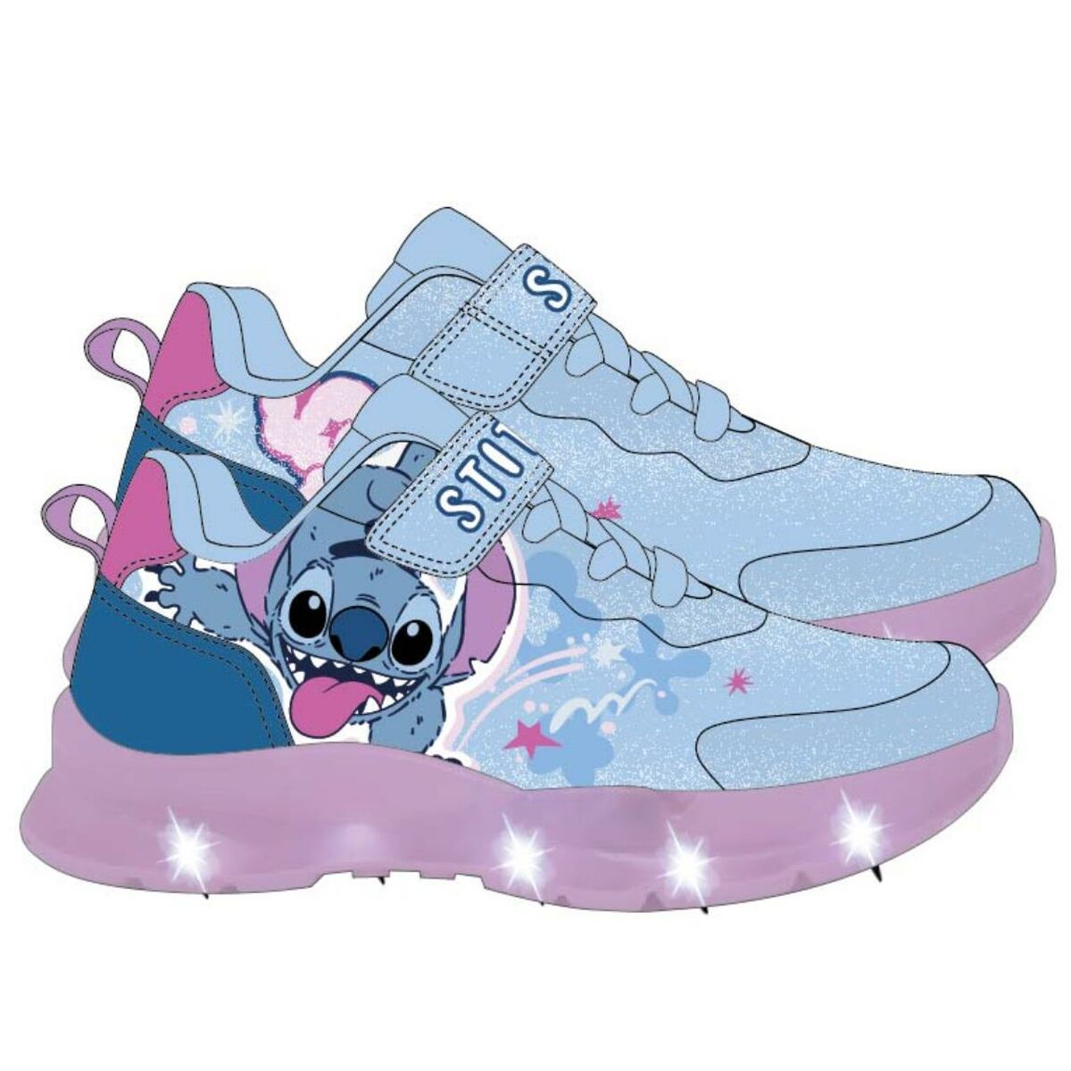 Sports Shoes for Kids Stitch Blue 29-2