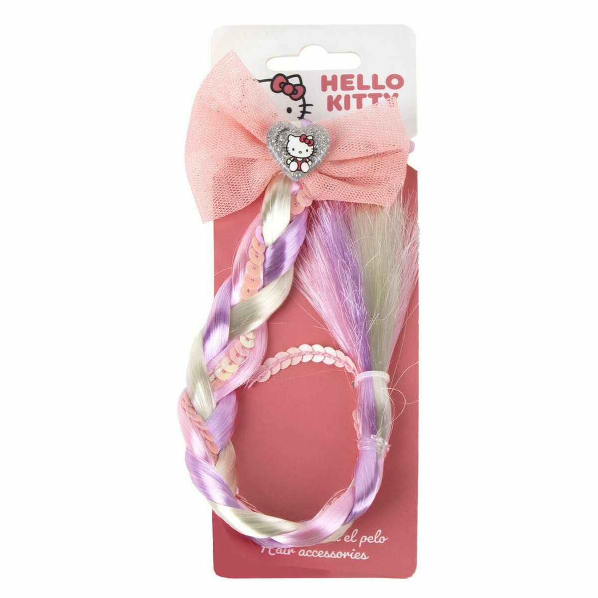 Hair Clips Hello Kitty Pink-0